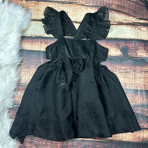 Altar'd State Tulle Coctail Dress Black